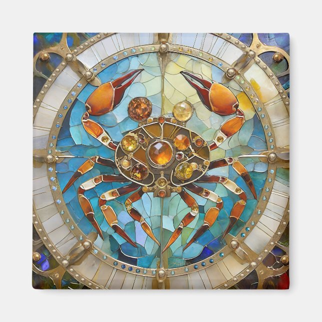 Imã Zodiac - Cancer O Caranguejo (Frente)