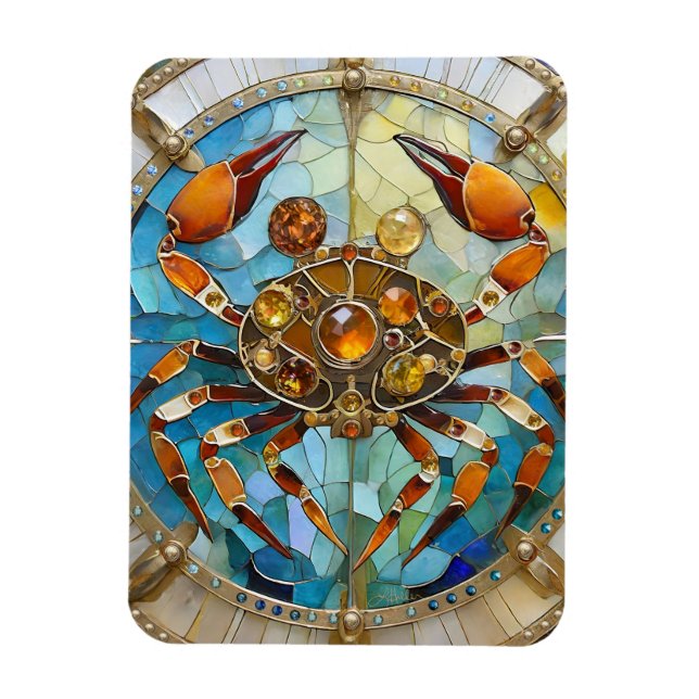 Ímã Zodiac - Cancer O Caranguejo (Vertical)