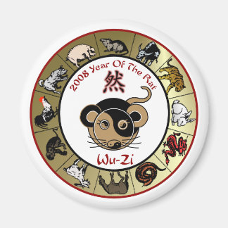 Imã Zodiac Chinês 2008 Ano Do Íman De Rato