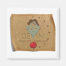 Imã ZODIAC - Gemini - Magnet