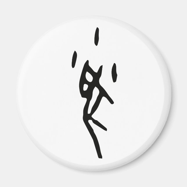 Imã Zodiac-Rat chinês maravilhoso-#001- (Frente)