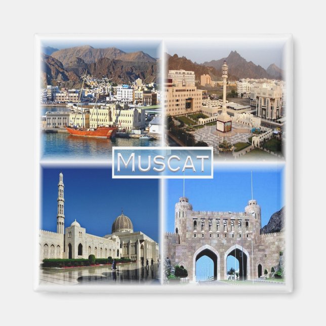 Imã zOM003 MUSCAT Central Business District, Fridge (Frente)