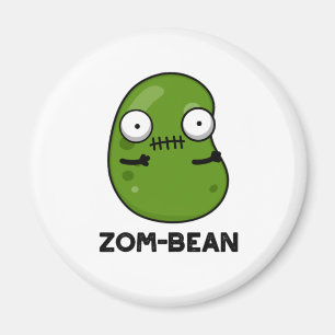 Imã Zom Bean Pun Zombie Dia de as Bruxas engraçado