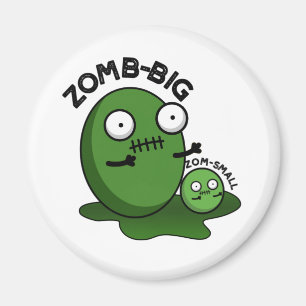 Imã Zom-big Zom-small Dia de as Bruxas engraçado Zombi