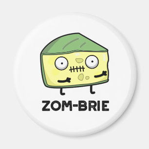 Imã Zom-brie Dia de as Bruxas engraçado Zombie Brie Ch