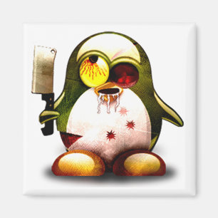 Imã Zombi Tux (Linux Tux)