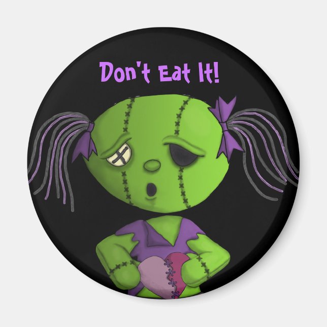 Imã Zombie ama o coração bonitinho, coçado (Frente)