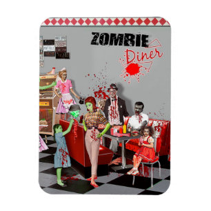Ímã Zombie Diner