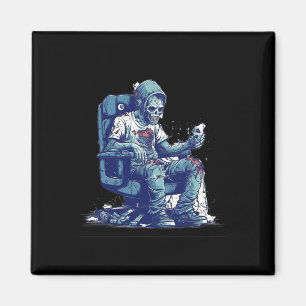 Imã Zombie Gamer Halloween Figurume Jogos Vídeo game C