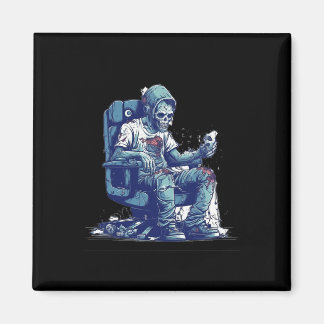 Imã Zombie Gamer Halloween Figurume Jogos Vídeo game C