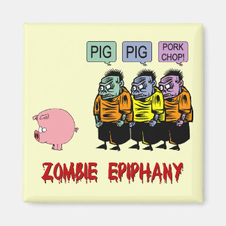 Imã Zombie Halloween