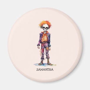 Imã Zombie Halloween, Criança Cuta Personalizada (6)
