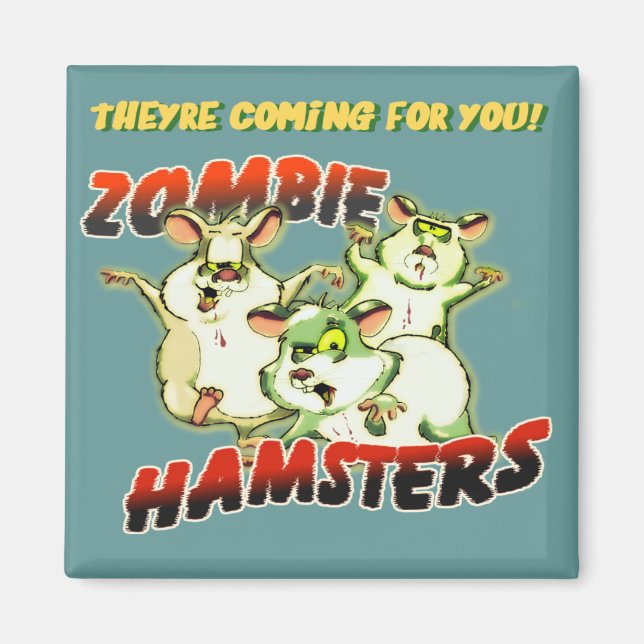 IMÃ ZOMBIE HAMSTERS (Frente)