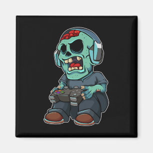 Imã Zombie Lazy Halloween Figurume Engraçado Jogos de