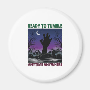 Imã Zombie Mão Pronta Tombamento Halloween Cemitério L