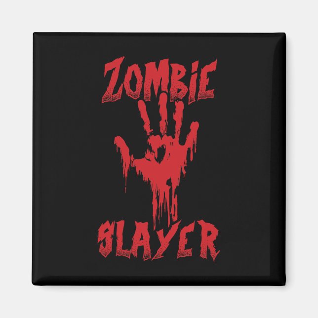 Imã Zombie Slayer Bloody Hallowee caçando Zombies (Frente)