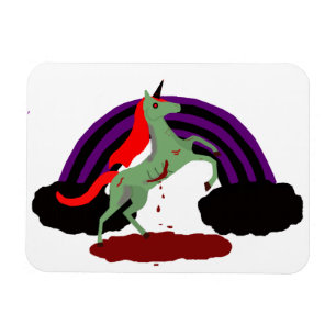 Ímã Zombie Unicorn