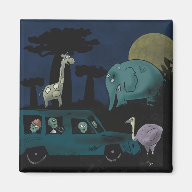 Imã Zombies no Safari (Frente)