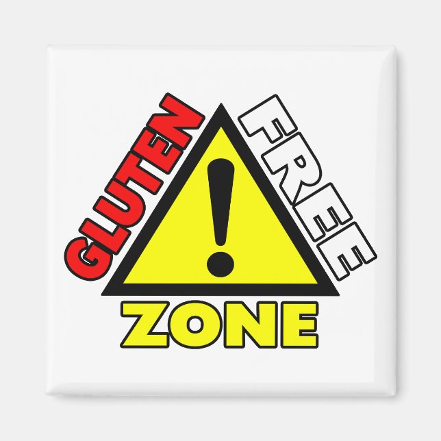 Imã Zona Livre de Glúten (doença celíaca - alergia ao  (Frente)