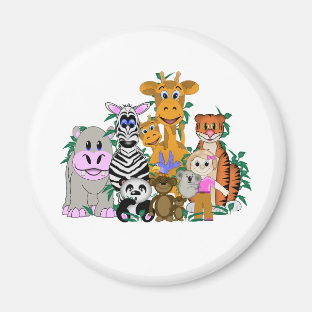 Imã ZOO Girl (Frente)