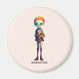 Imã Zoombie Personalizada Halloween