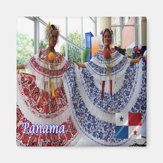 Imã zPA011 PANAMA, Panamanian Empolleradas, Fridge, (Frente)