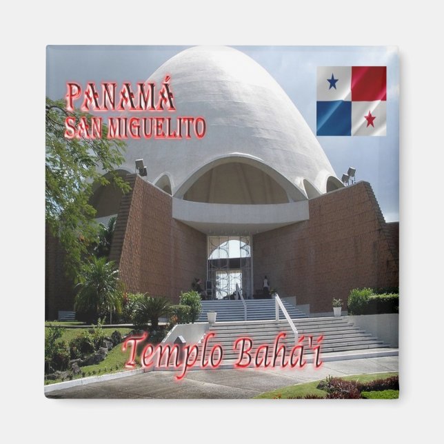 Imã zPA012 PANAMA, Templo Bahá'í em San Miguelito, (Frente)