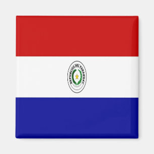 Imã zPY001 PARAGUAY, Flag, America, Fridge