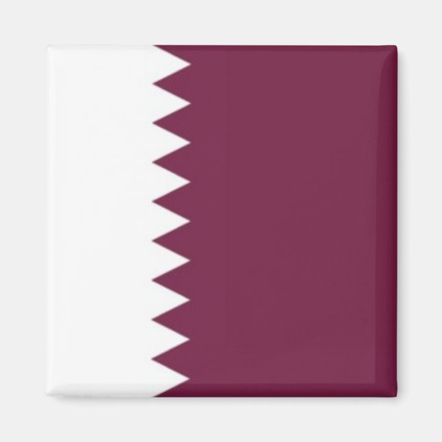Imã zQA001 Qatari FLAG Qatar, Fridge (Frente)