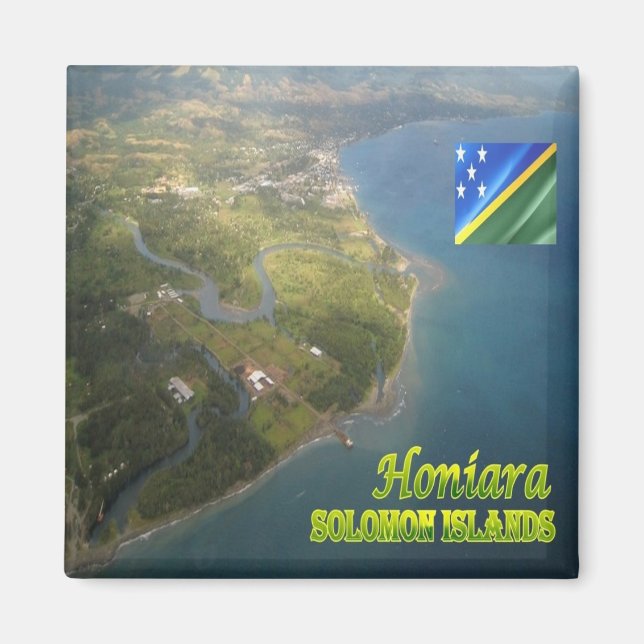 Imã zSB005 HONIARA, Ilhas Salomão, frigorífico (Frente)