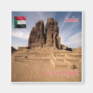 Imã zSD003 SUDAN, Western Deffufa, África, geladeira