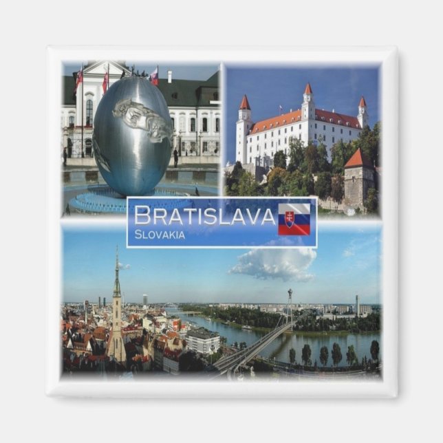 Imã zSK013 BRATISLAVA, Eslováquia, Europa, frigorífico (Frente)