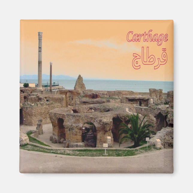 Imã zTN005 CARTHAGE, Tunísia, África, frigorífico (Frente)