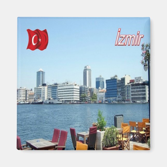 Imã zTR007 SMYRNA, Turquia, Europa, geladeira (Frente)