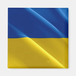Imã zUA002 UCRÂNIA BANDEIRA ondulante ucraniana, Gelad