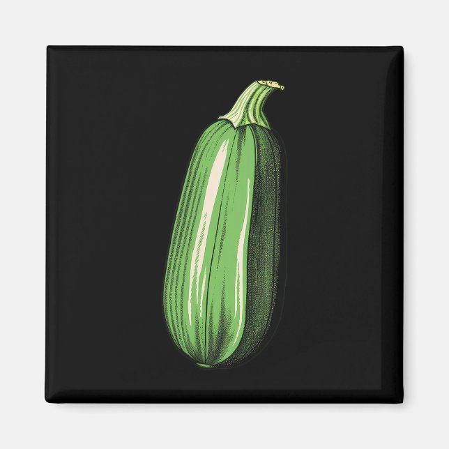 Imã Zucchini Preguiçoso, Engraçado, Correspondente ao  (Frente)