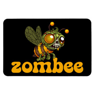 Ímã Zumbi Abelha Fofo