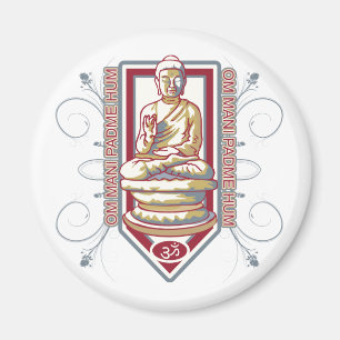Imã Zumbido de Buddha OM Mani Padma