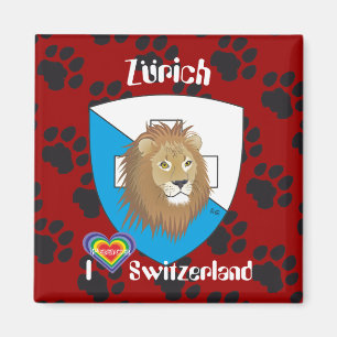 Imã Zürich Schweiz Suisse Svizzera Magnet