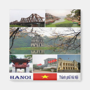 Imã zVN009 HANOI, Mosaico, Vietname, Ásia, frigorífico