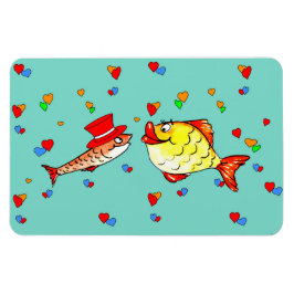 Ímã Zwei verliebte Fische