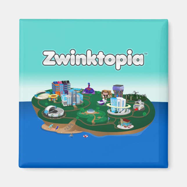 Imã Zwinktopia Magnet (Frente)