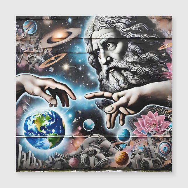  image of god creating the universe (Frente)