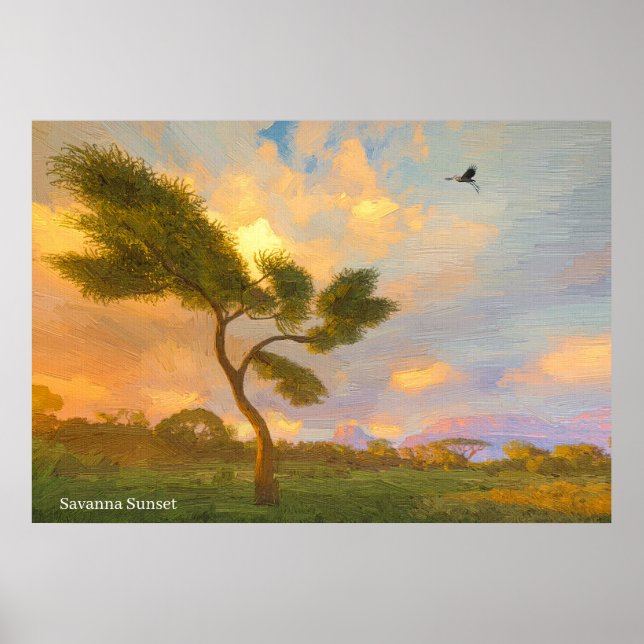 Imagem africana para Poster (Frente)