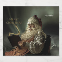 Imagem antiga da magia do Papai Noel dos feriados