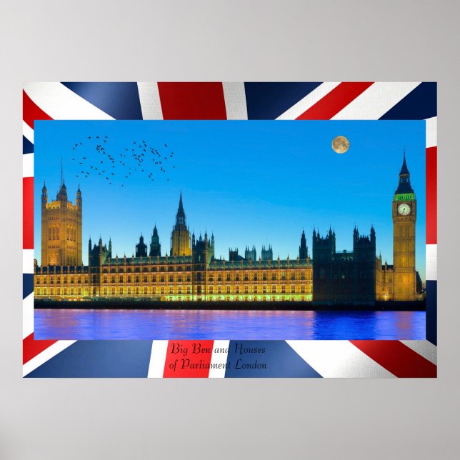 Imagem Big Ben para poster (Frente)