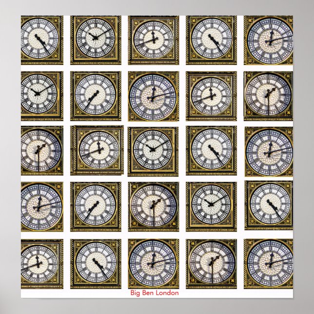 Imagem Big Ben para Poster (Frente)