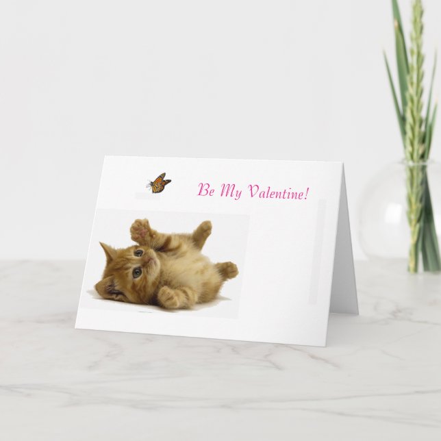 Imagem Cat para o cartão de Dia de os namorados (Frente)