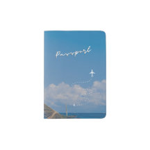 Imagem cênica de setas de viagem Porta-passaporte