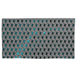 Imagem ciana sob placas de cinza, formas retangula